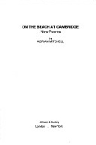 Cover of On the Beach at Cambridge