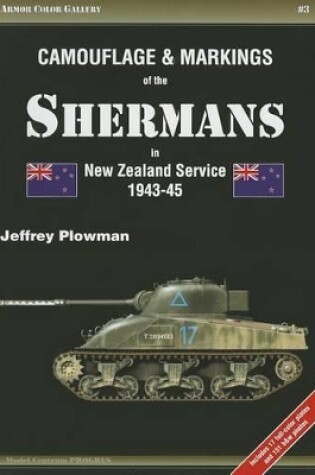 Cover of Camouflage & Markings of the Shermans in New Zealand Service 1943-45