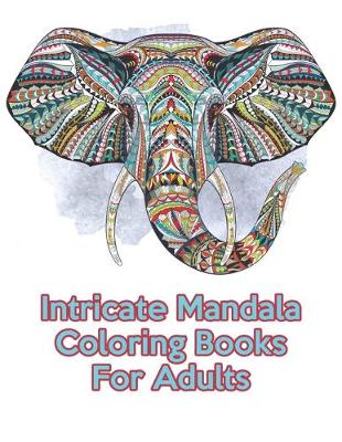 Book cover for Intricate Mandala Coloring Books For Adults