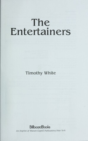 Book cover for The Entertainers