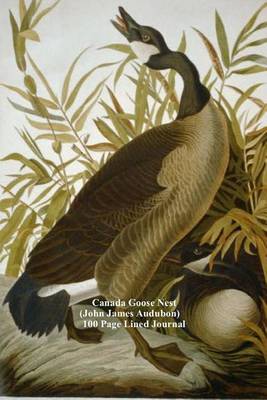 Book cover for Canada Goose Nest (John James Audubon) 100 Page Lined Journal