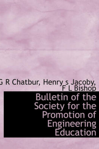 Cover of Bulletin of the Society for the Promotion of Engineering Education