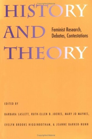 Cover of History and Theory