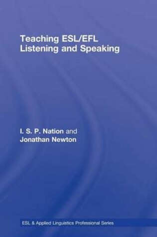 Teaching ESL/Efl Listening and Speaking