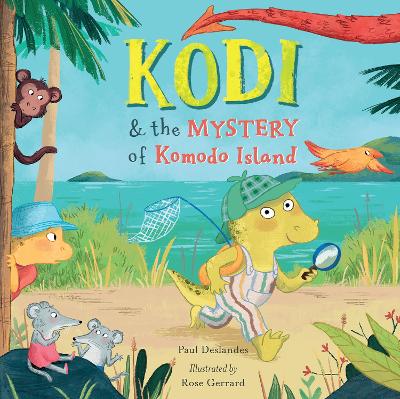 Book cover for Kodi and the mystery of Komodo Island