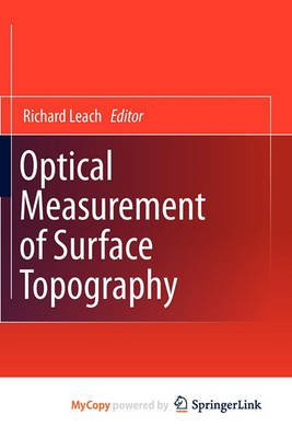 Cover of Optical Measurement of Surface Topography