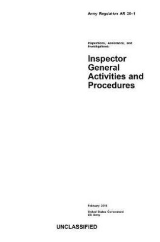 Cover of Army Regulation AR 20-1 Inspections, Assistance, and Investigations