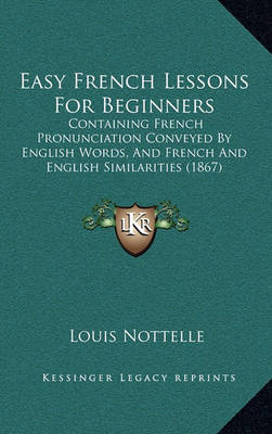 Book cover for Easy French Lessons for Beginners