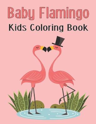 Book cover for Baby Flamingo Kids Coloring Book