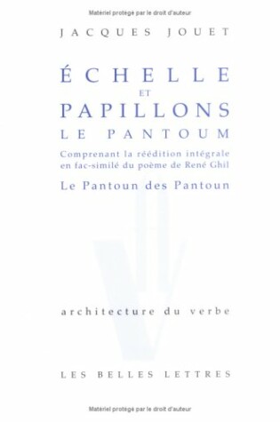 Cover of Echelles Et Papillons. Le Pantoum.