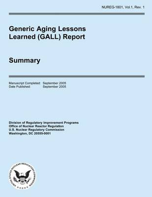 Book cover for Generic Aging Lessons Learned (GALL) Report