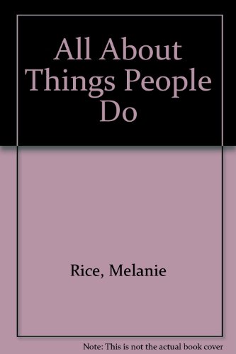 Cover of All about Things People Do