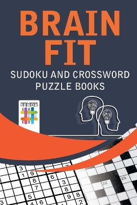 Book cover for Brain Fit Sudoku and Crossword Puzzle Books