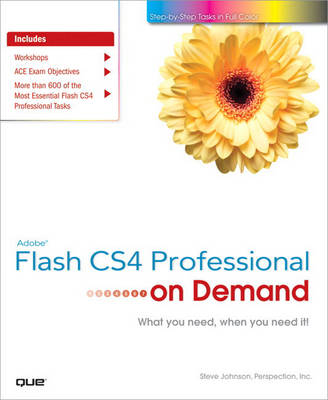 Book cover for Adobe Flash CS4 Professional on Demand