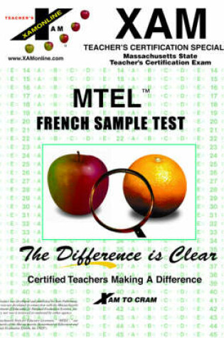 Cover of MTEL French Sample Test
