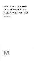 Book cover for Britain and the Commonwealth Alliance, 1918-39