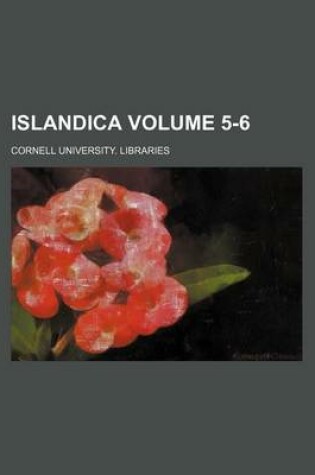 Cover of Islandica Volume 5-6