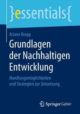 Cover of Grundlagen der Nachhaltigen Entwicklung