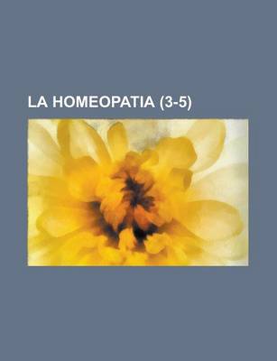 Book cover for La Homeopatia (3-5)