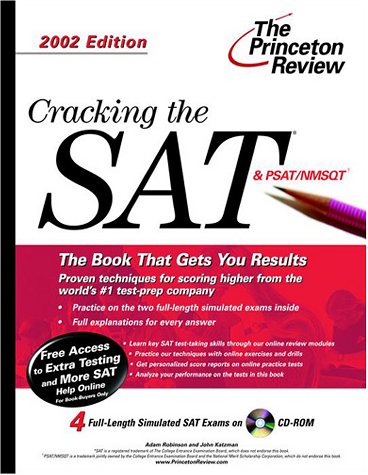Book cover for Cracking the Sat with CD-Rom 2002