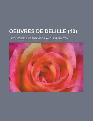 Book cover for Oeuvres de Delille (10)