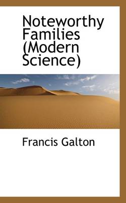 Book cover for Noteworthy Families (Modern Science)