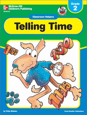 Book cover for Classroom Helpers Telling Time, Grade 2