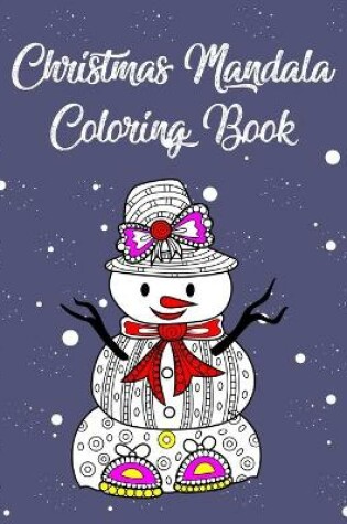 Cover of Christmas Mandala Coloring Book