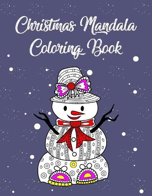 Book cover for Christmas Mandala Coloring Book