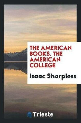 Cover of The American Books. the American College