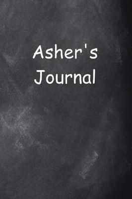Cover of Asher Personalized Name Journal Custom Name Gift Idea Asher