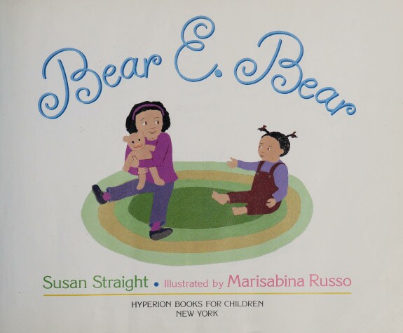 Book cover for Bear E. Bear