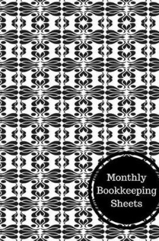 Cover of Monthly Bookkeeping Sheets