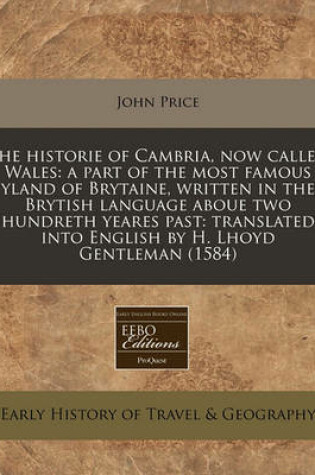 Cover of The Historie of Cambria, Now Called Wales
