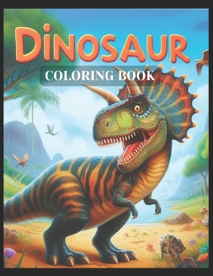 Book cover for Dinosaur Coloring book