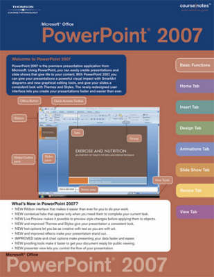 Book cover for Microsoft Office PowerPoint 2007 Coursenotes