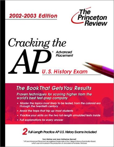 Cover of Cracking the AP U.S. History, 2002-2003 Edition