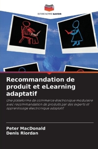 Cover of Recommandation de produit et eLearning adaptatif