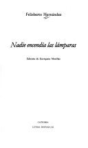 Book cover for Nadie Encendia LAS Lamparas