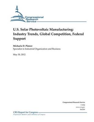 Book cover for U.S. Solar Photovoltaic Manufacturing