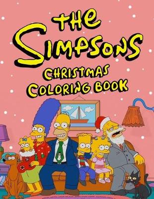 Book cover for The Simpsons Christmas Coloring Book