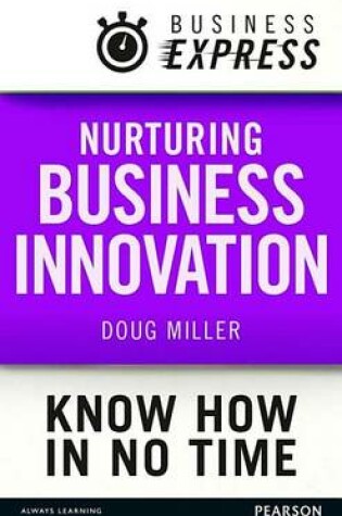 Cover of Nurturing Business innovation