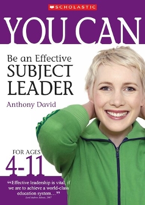 Cover of Be an Effective Subject Leader (Ages 4-11)