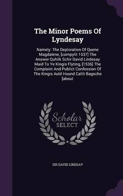 Book cover for The Minor Poems of Lyndesay