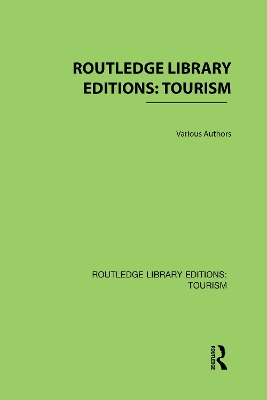 Cover of Routledge Library Editions: Tourism