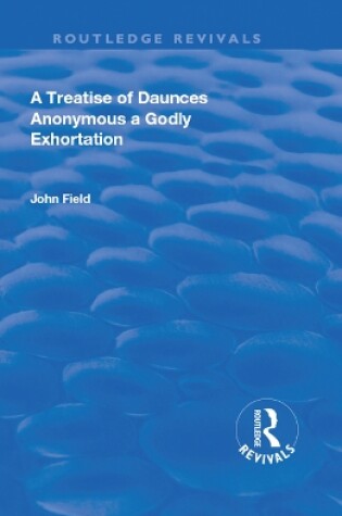 Cover of A Treatise of Daunces and A Godly Exhortation