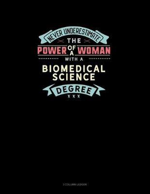 Book cover for Never Underestimate The Power Of A Woman With A Biomedical Science Degree