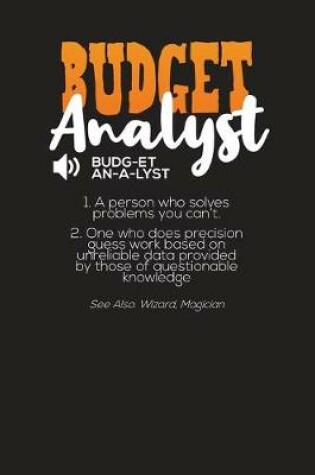 Cover of Budget Analyst BUDG-ET AN-A-LYST