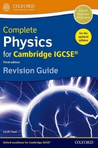 Cover of Complete Physics for Cambridge IGCSE® Revision Guide