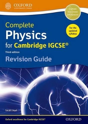 Book cover for Complete Physics for Cambridge IGCSE® Revision Guide